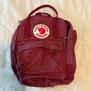 Fjällräven Kånken Red/Burgundy Backpack